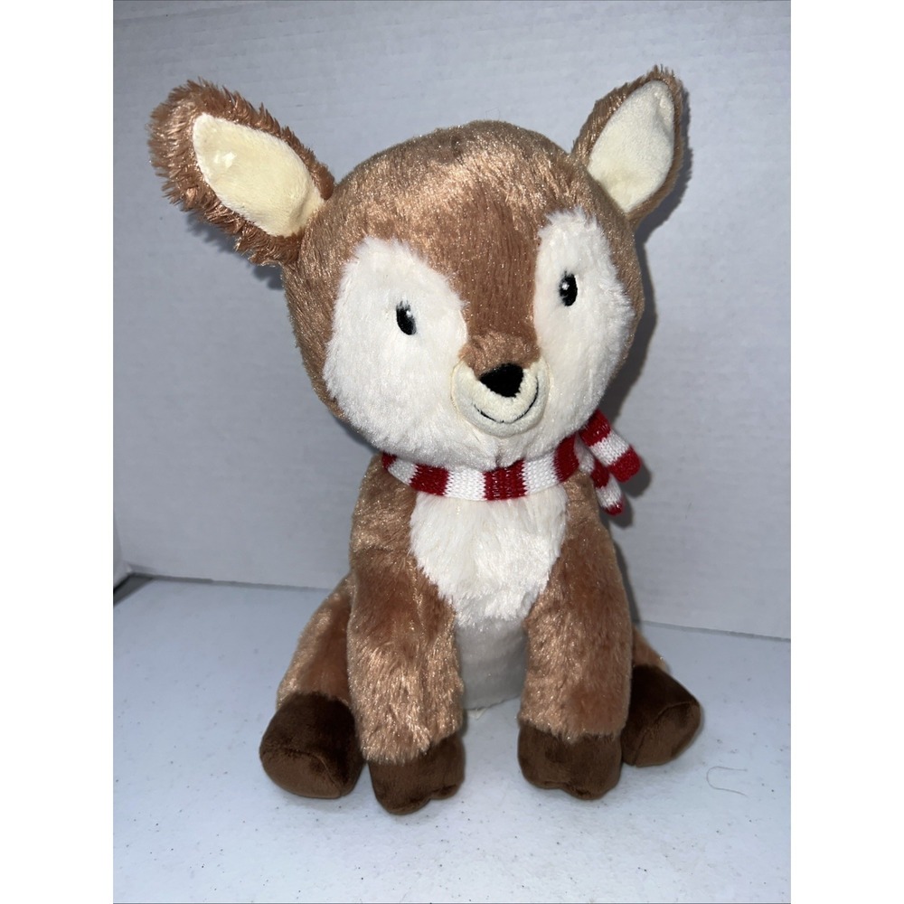 Kohl's Cares The Lost Gift 10" Reindeer Fawn‎ in Scarf Stuffed Animal Plush